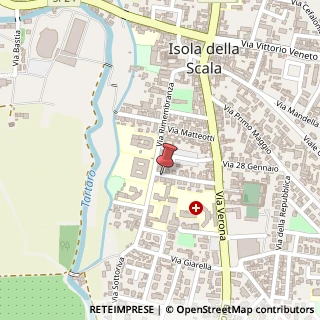 Mappa Via De Gasperi Alcide, 25, 37063 Isola della Scala, Verona (Veneto)