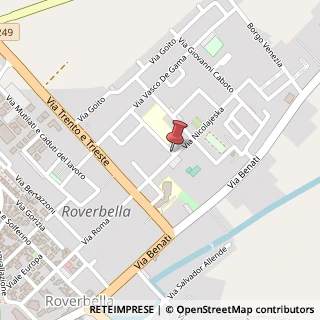 Mappa Via Nicolajeska, 25, 46048 Roverbella, Mantova (Lombardia)