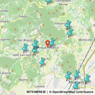 Mappa Piazza S. Marco, 35032 Arquà Petrarca PD, Italia (2.68583)