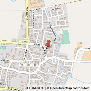 Mappa Via Borgo Sopra, 9, 25020 Pralboino, Brescia (Lombardia)