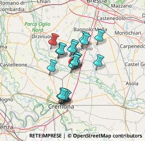Mappa Via Zanardelli, 25026 Pontevico BS, Italia (9.589)