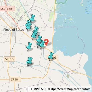 Mappa Via Bosco, 35020 Codevigo PD, Italia (3.47357)