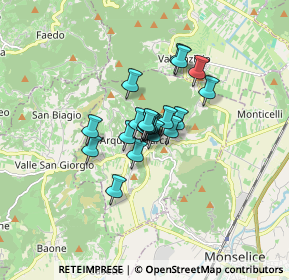 Mappa Salita Giovanni da Gaibana, 35032 Arquà Petrarca PD, Italia (0.9155)