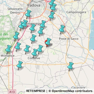 Mappa Via Roma, 35034 Bovolenta PD, Italia (9.316)