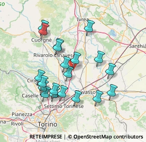 Mappa 10090 Foglizzo TO, Italia (13.927)