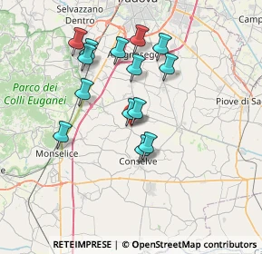 Mappa Via Rossini, 35025 Cartura PD, Italia (6.40214)