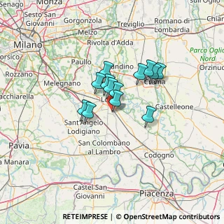 Mappa Via Barattiera, 26817 San Martino in strada LO, Italia (8.72154)