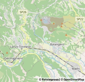 Mappa 10070 Rocca Canavese TO, Italia (2.3615)