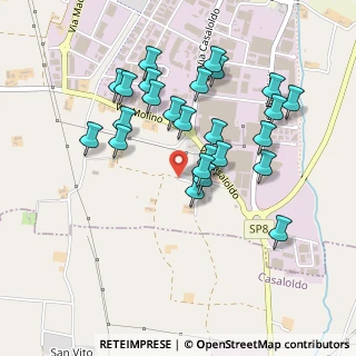 Mappa Strada Prati Sotto, 46042 Castel Goffredo MN, Italia (0.444)