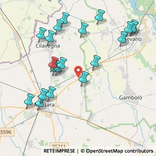 Mappa Via Casa Sparse Per Vigevano, 27020 Parona PV, Italia (4.736)