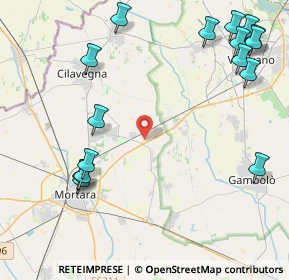 Mappa Via Casa Sparse Per Vigevano, 27020 Parona PV, Italia (5.65063)