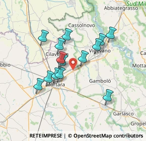 Mappa Via Casa Sparse Per Vigevano, 27020 Parona PV, Italia (6.035)