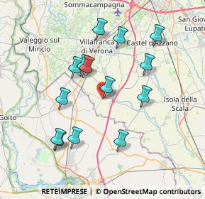 Mappa Via del Lavoro, 37060 Pradelle VR, Italia (7.20857)