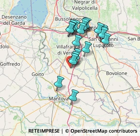 Mappa Via del Lavoro, 37060 Pradelle VR, Italia (12.7975)