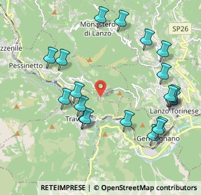Mappa Frazione S. Ignazio, 10070 Traves TO, Italia (2.1995)