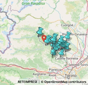 Mappa Frazione S. Ignazio, 10070 Traves TO, Italia (10.045)