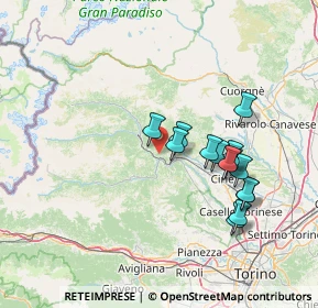 Mappa Frazione S. Ignazio, 10070 Traves TO, Italia (13.25857)