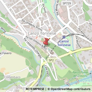 Mappa Via S. G. Bosco, 47, 10074 Lanzo Torinese, Torino (Piemonte)