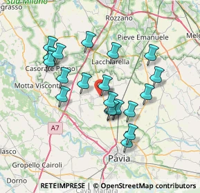 Mappa Piazza Italia, 27010 Vellezzo Bellini PV, Italia (6.4695)