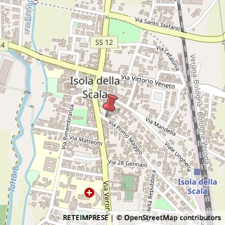 Mappa Via I Maggio, 7, 37063 Isola della Scala, Verona (Veneto)