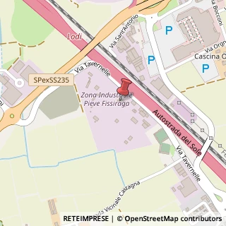 Mappa Via Tavernelle, 19, 26854 Pieve Fissiraga, Lodi (Lombardia)