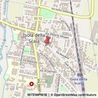 Mappa Via C. Battisti, 38, 37063 Isola della Scala, Verona (Veneto)