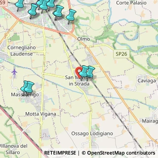 Mappa Via G.Garibaldi, 26817 San Martino in Strada LO, Italia (3.62722)