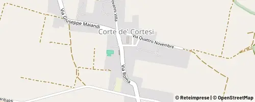Mappa Corte de' Cortesi con Cignone