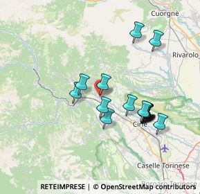 Mappa Viale Copperi, 10070 Balangero TO, Italia (6.71)