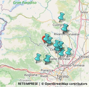 Mappa Viale Copperi, 10070 Balangero TO, Italia (11.53)