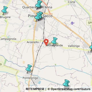 Mappa Via dei Salici, 35020 Arzergrande PD, Italia (3.36167)