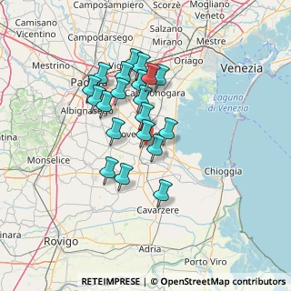 Mappa Via dei Salici, 35020 Arzergrande PD, Italia (11.3275)