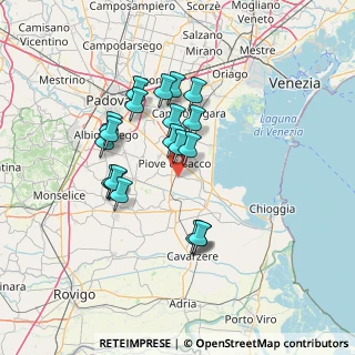 Mappa Via dei Salici, 35020 Arzergrande PD, Italia (12.081)
