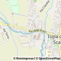 Karte Isola della Scala