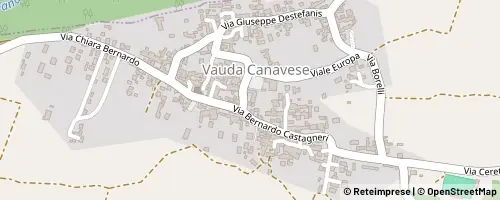 Mappa Vauda Canavese