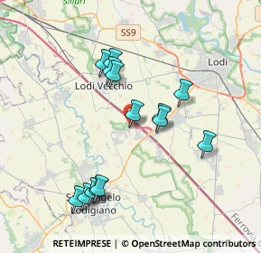 Mappa Via Cavour, 26851 Borgo San Giovanni LO, Italia (3.62214)