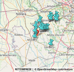 Mappa SS 494 all'interno di, 27020 Parona PV, Italia (10.91063)