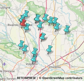 Mappa Strada Provinciale di Caluso, 10090 Caluso TO, Italia (7.22421)