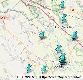 Mappa Via dei Livelli, 26853 Caselle Lurani LO, Italia (5.38462)