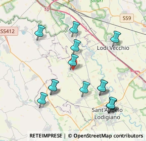 Mappa Via dei Livelli, 26853 Caselle Lurani LO, Italia (4.03214)