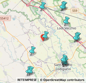 Mappa Via dei Livelli, 26853 Caselle Lurani LO, Italia (5.34143)