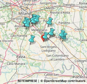 Mappa Via dei Livelli, 26853 Caselle Lurani LO, Italia (11.87214)