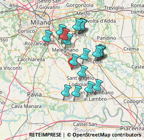 Mappa Via dei Livelli, 26853 Caselle Lurani LO, Italia (11.854)