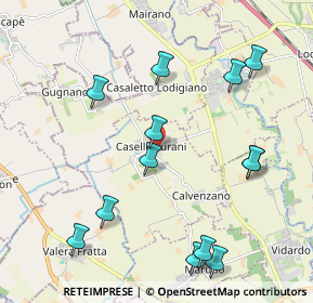 Mappa Via dei Livelli, 26853 Caselle Lurani LO, Italia (2.30077)