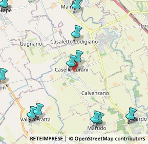 Mappa Via dei Livelli, 26853 Caselle Lurani LO, Italia (3.5795)