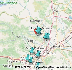 Mappa Via Destefanis, 10070 Front TO, Italia (16.94636)