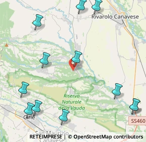 Mappa Via Destefanis, 10070 Front TO, Italia (5.97692)