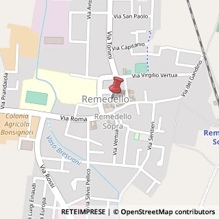 Mappa Piazza Castello, 34, 25010 Remedello, Brescia (Lombardia)