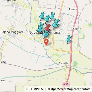 Mappa Via Capovilla, 36025 Noventa Vicentina VI, Italia (1.55)