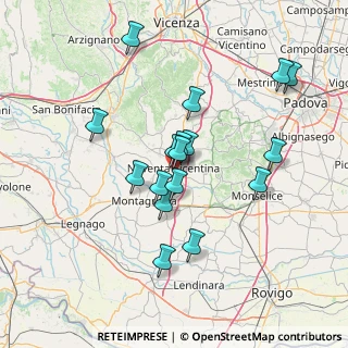 Mappa Via Capovilla, 36025 Noventa Vicentina VI, Italia (12.85706)